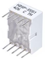hdsp-5551 HDSP-5551 Avago 7-Segment LED Display, CA Red 1.48 mcd RH DP 14.2mm