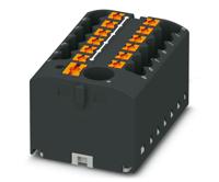 3273366 Phoenix Contact Distribution Block, 13 Way, 4mm², 24A, 450 V, Black