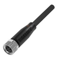 bcc02n2 BALLUFF Female 4 way M8 to Male 4 way Unterminated Sensor Actuator Cable, 2 m