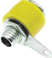 208-0297 RS PRO Yellow Female Banana Socket, 4 mm Connector, Solder Termination, 19A, 30V, Nickel Plating