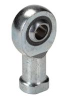 sikb-8-f SKF SIKB M8 Female Steel Rod End, 8mm Bore, 50mm Long, Metric Thread Standard, Female Connection Gender