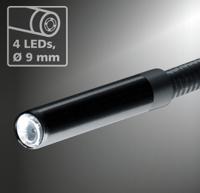 092943a Laserliner 092.943A 9mm probe Inspection Camera Kit, 5000mm Probe Length, 640 X 480pixels Resolution, LED Illumination