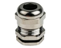 210-0596 RS PRO Metallic Nickel Plated Brass Cable Gland, M16 Thread, 5mm min., 10mm max., IP68