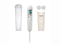 0563-1063 Testo 106 Kit Wired Digital Thermometer for Food Industry, Multipurpose Use, 1 Input(s), +275°C Max, ±0.5 °C Accuracy