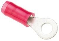2-36151-2 TE Connectivity, PIDG Insulated Ring Terminal, M3.5 Stud Size, 0.26mm² to 1.65mm² Wire Size, Red