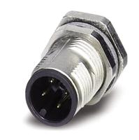 1551820 Phoenix Contact Circular Connector, 4 Contacts, Rear, M12 Connector, Plug, Male, IP65, IP67
