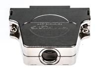 172704-0100 FCT from Molex FMK Series Die Cast Zinc D Sub Backshell, 25 Way, Strain Relief
