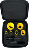 kfc07021 Starrett Bi-material 19 mm, 22 mm, 29 mm, 38 mm, 44 mm, 51 mm, 57 mm Hole Saw Set