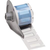 m7-250-1-342 Brady B-342 Black on White Heatshrink Labels, 25.40 mm Width, 11.15mm Label Length, 25.4mm Label Width