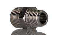 176-2183 RS PRO Stainless Steel Pipe Fitting, Straight Nipple Joint, Male R 1/4in x Male R 3/8in
