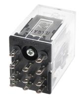 my3-24vac Omron Plug In Power Relay, 24V ac Coil, 5A Switching Current, 3PDT