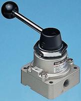 vh211-f02 SMC Handle 4/3 Pneumatic Manual Control Valve VH Series, G 1/4, 1/4in, III B