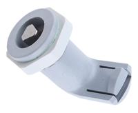 216200030 Rose Grey Aluminium Camlock, 8mm Cutout, Key Unlock