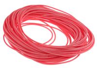 399-417 RS PRO Silicone Rubber Red Cable Sleeve, 1mm Diameter, 15m Length