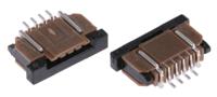 sfw4r-1ste9lf Amphenol Communications Solutions 1mm Pitch 4 Way Right Angle Female FPC Connector, ZIF Bottom Contact