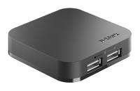 dub-h4e D-Link 4 Port USB 2.0 USB A USB 2.0 Hub, External Power Adapter Powered, 64 x 64 x 14mm