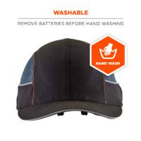 23374 Ergodyne Black Standard Peak Bump Cap, Foam Protective Material