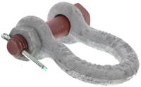 312-3342 RS PRO Bow Shackle, Zinc Plated Steel, 1.5t