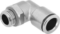 npqh-l-m7-q6-p10 Festo Elbow Threaded Adaptor, M7 Male to Push In 6 mm, Threaded-to-Tube Connection Style, 578279