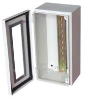 842-8490 RS PRO Grey Steel Junction Box, IP65, 150 x 300 x 80mm