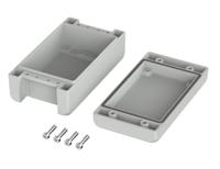 00163125 Bopla Bocube Alu Series Light Grey Aluminium General Purpose Enclosure, IP66, IP68, IP69, IK09, Light Grey Lid, 159 x