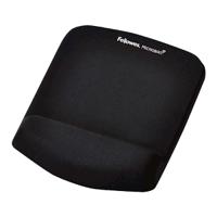9252003 Fellowes Black Fluoropolymer Mouse Pad & Wrist Rest 238.1 x 184.2 x 25.4mm 25.4mm Height