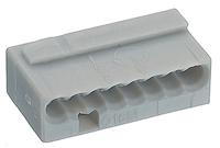 243-308 WAGO 243 MICRO PUSH WIRE Series Junction Box Connector, 8-Way, 6A, 22 → 20 AWG Wire, Push In Termination