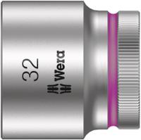 05003617001 Wera 1/2 in Drive 32mm Standard Socket, 6 point, 42 mm Overall Length