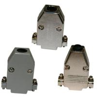 979-037-030r121 Norcomp 979 Series Zinc Alloy D Sub Backshell, 37 Way, Strain Relief