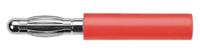 a-40-40-s-ni-rt Schutzinger Red, Female, Male Test Connector Adapter and Nickel Plated - Socket Size: 4mm