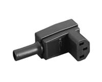 px0588 Bulgin C13 Right Angle Cable Mount IEC Connector Socket, 10A, 250 V