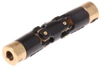 111061414 Huco Universal Joint 111.06.1414, Double, Plain, Bore 3 x 3mm, 35.3mm Length