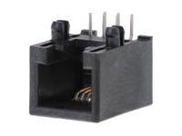 95501-2661 Molex 95501 Series Female RJ12 Connector, Through Hole, UTP Shield Right Angle 6P/6C -Way
