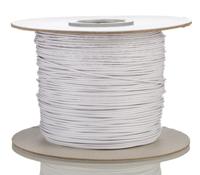 208-1109 RS PRO White 0.81mm² Hook Up Wire, 18 AWG, 16/0.25 mm, 305m, PVC Insulation