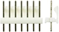 640456-7 TE Connectivity MTA-100 Series Straight Through Hole Pin Header, 7 Contact(s), 2.54 mm Pitch, 1 Row, Unshrouded