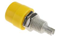 930176103 Hirschmann Test & Measurement Yellow Female Banana Socket, 4 mm Connector, Solder Termination, 32A, 30 V ac, 60V dc,