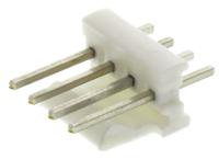 640456-4 TE Connectivity MTA-100 Series Straight Through Hole Pin Header, 4 Contact(s), 2.54 mm Pitch, 1 Row, Unshrouded