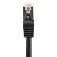 n6spat1mbk StarTech.com, 1m Cat6, Black RJ45 to Male RJ45 Male, S/FTP Shielded, Terminated PVC Sheath