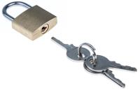916-0268 RS PRO Key Metal Padlock, Keyed Alike, 3mm Shackle, 20mm Body