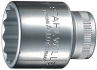 03010018 STAHLWILLE 1/2 in Drive 18mm Standard Socket, 12 point, 38 mm Overall Length