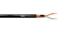 tsk1026-zero-loss Tasker 2 Core Microphone Cable, 0.25 mm² CSA Screened, 1.5mm od, 100m, Black
