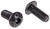 281-265 RS PRO Black, Self-Colour Steel Hex Socket Button Screw, ISO 7380, M5 x 12mm