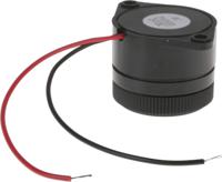 457-027 RS PRO 95dB Panel Mount Continuous Internal Piezo Buzzer, 29.5 (Dia.) x 24.5mm, 1.5V dc Min, 28V dc Max