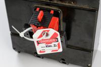 taglock-oversized-circt-brkr-lo-ea Brady Red 1-Lock Polypropylene Fibreglass Reinforced Nylon Circuit Breaker Switch Lockouts, 7.14mm Shackle