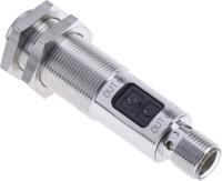 oge500 ifm electronic Through Beam Receiver Photoelectric Sensor, Barrel Sensor, 25 m Detection Range