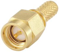 32s107-307l5 Rosenberger SMA Series, Plug Cable Mount SMA Connector, 50Ω, Crimp Termination, Straight Body