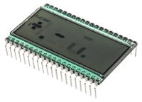 184-7737 RS PRO 7-Segment LCD Display, Black on Grey, 1 Row by 6 Characters, Reflective