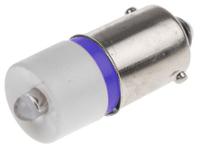 212-519 RS PRO Blue LED Indicator Lamp, 24V ac/dc, BA9s Base, 10mm Diameter, 490mcd