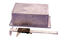 1590efl Hammond 1590 Series Natural Die Cast Aluminium Enclosure, IP54, Flanged, Natural Lid, 187.5 x 119.5 x 78mm
