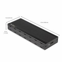 m2e1bmu31c StarTech.com 0.86in M.2 NVMe Hard Drive Enclosure, USB 3.1